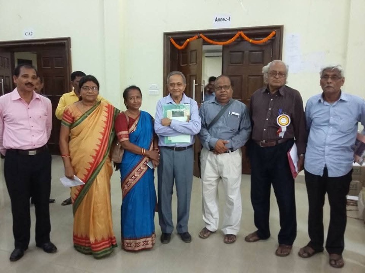 With former research scholars